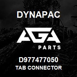 D977477050 Dynapac TAB CONNECTOR | AGA Parts