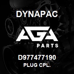 D977477190 Dynapac PLUG CPL. | AGA Parts