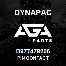 D977478206 Dynapac PIN CONTACT | AGA Parts