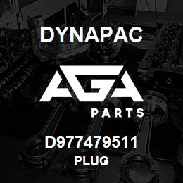 D977479511 Dynapac PLUG | AGA Parts