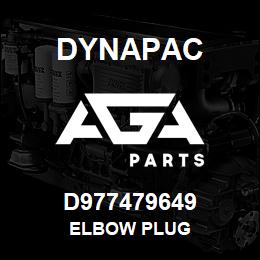 D977479649 Dynapac ELBOW PLUG | AGA Parts