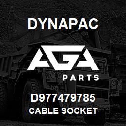 D977479785 Dynapac CABLE SOCKET | AGA Parts