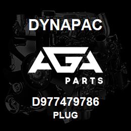 D977479786 Dynapac PLUG | AGA Parts