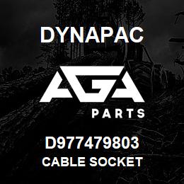 D977479803 Dynapac CABLE SOCKET | AGA Parts
