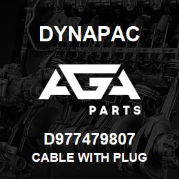 D977479807 Dynapac CABLE WITH PLUG | AGA Parts