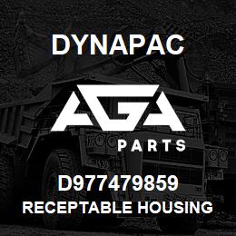 D977479859 Dynapac RECEPTABLE HOUSING | AGA Parts