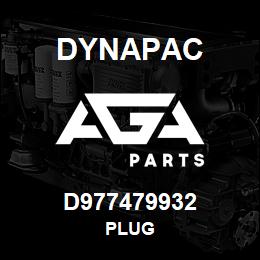 D977479932 Dynapac PLUG | AGA Parts