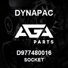 D977480016 Dynapac SOCKET | AGA Parts