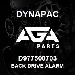 D977500703 Dynapac BACK DRIVE ALARM | AGA Parts