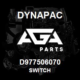 D977506070 Dynapac SWITCH | AGA Parts