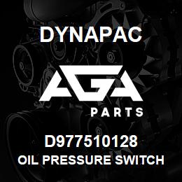 D977510128 Dynapac OIL PRESSURE SWITCH | AGA Parts