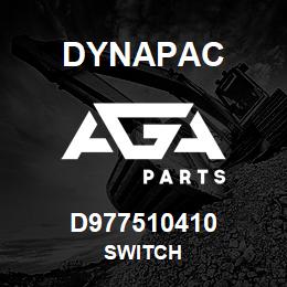 D977510410 Dynapac SWITCH | AGA Parts