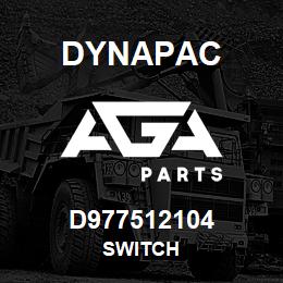 D977512104 Dynapac SWITCH | AGA Parts