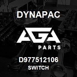 D977512106 Dynapac SWITCH | AGA Parts