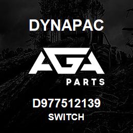 D977512139 Dynapac SWITCH | AGA Parts