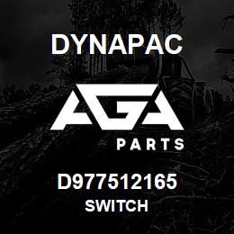 D977512165 Dynapac SWITCH | AGA Parts