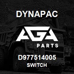 D977514005 Dynapac SWITCH | AGA Parts