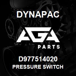 D977514020 Dynapac PRESSURE SWITCH | AGA Parts