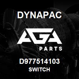 D977514103 Dynapac SWITCH | AGA Parts