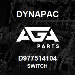 D977514104 Dynapac SWITCH | AGA Parts