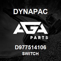 D977514106 Dynapac Switch | AGA Parts