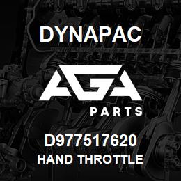 D977517620 Dynapac HAND THROTTLE | AGA Parts