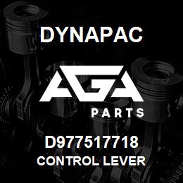 D977517718 Dynapac CONTROL LEVER | AGA Parts