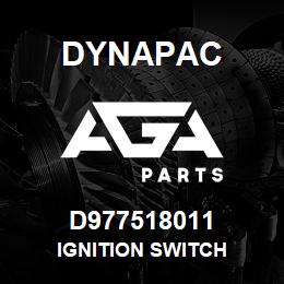 D977518011 Dynapac IGNITION SWITCH | AGA Parts