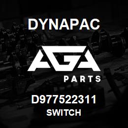D977522311 Dynapac SWITCH | AGA Parts