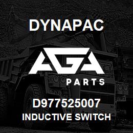 D977525007 Dynapac INDUCTIVE SWITCH | AGA Parts