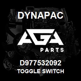 D977532092 Dynapac TOGGLE SWITCH | AGA Parts
