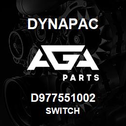 D977551002 Dynapac SWITCH | AGA Parts