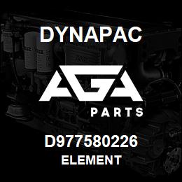 D977580226 Dynapac ELEMENT | AGA Parts
