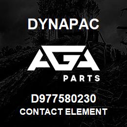 D977580230 Dynapac CONTACT ELEMENT | AGA Parts