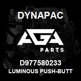D977580233 Dynapac LUMINOUS PUSH-BUTT | AGA Parts