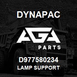 D977580234 Dynapac LAMP SUPPORT | AGA Parts