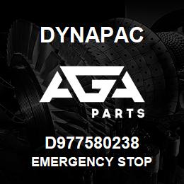 D977580238 Dynapac EMERGENCY STOP | AGA Parts