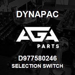 D977580246 Dynapac SELECTION SWITCH | AGA Parts