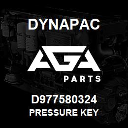 D977580324 Dynapac PRESSURE KEY | AGA Parts