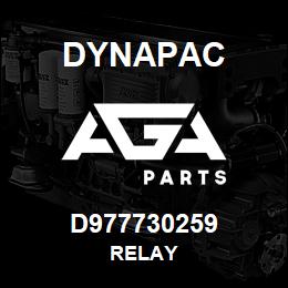 D977730259 Dynapac RELAY | AGA Parts