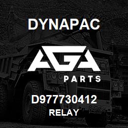 D977730412 Dynapac RELAY | AGA Parts