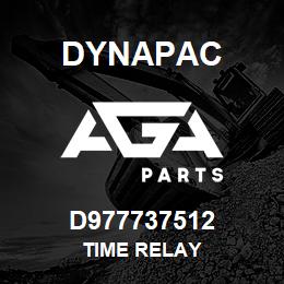 D977737512 Dynapac TIME RELAY | AGA Parts