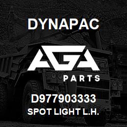 D977903333 Dynapac SPOT LIGHT L.H. | AGA Parts