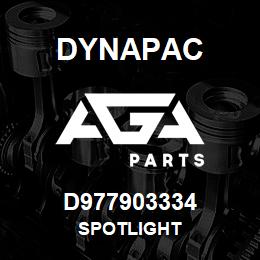 D977903334 Dynapac SPOTLIGHT | AGA Parts