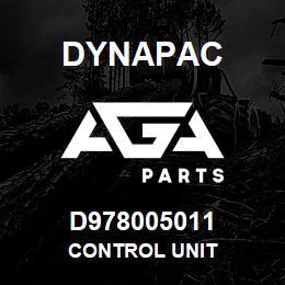 D978005011 Dynapac CONTROL UNIT | AGA Parts