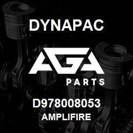 D978008053 Dynapac AMPLIFIRE | AGA Parts