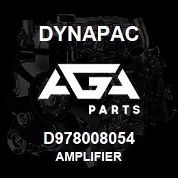 D978008054 Dynapac AMPLIFIER | AGA Parts