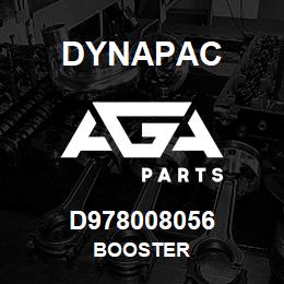 D978008056 Dynapac BOOSTER | AGA Parts