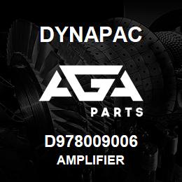 D978009006 Dynapac AMPLIFIER | AGA Parts