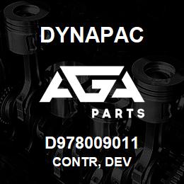 D978009011 Dynapac CONTR, DEV | AGA Parts